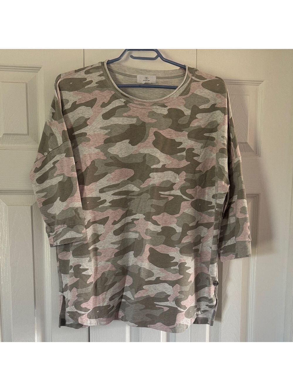 Camo Print Short Sleeve Tee